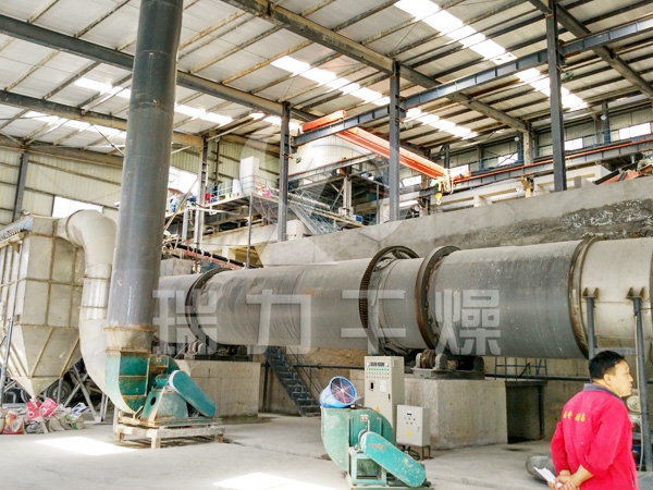 廣西某新材料有限公司購(gòu)買我公司硫酸鎳回轉(zhuǎn)滾筒干燥機(jī)